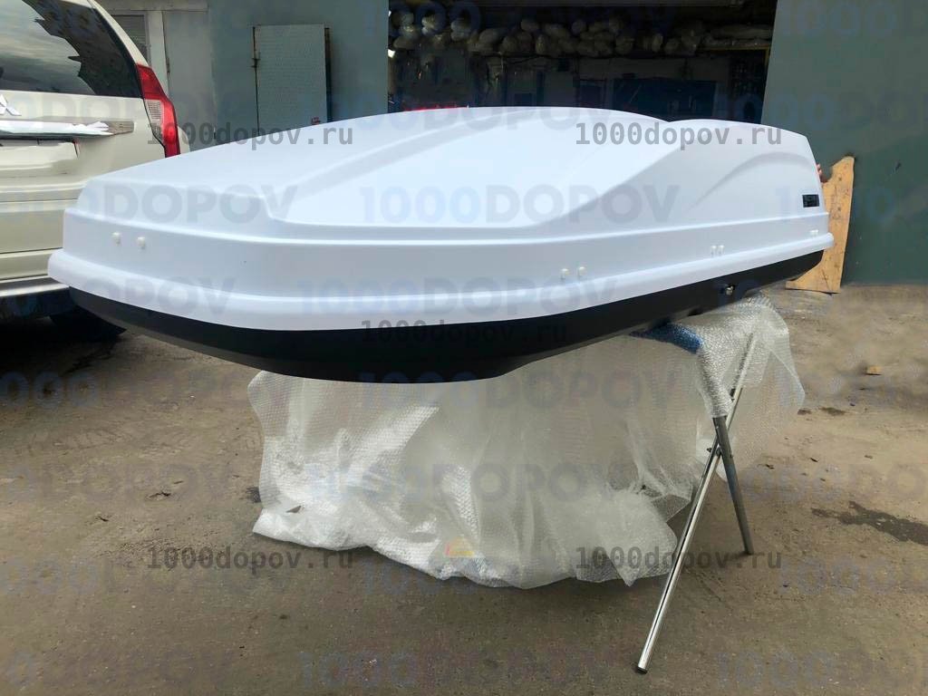Автобокс ПТ Групп ACTIVE L (650 л.) двусторонний белый — рисунок 8