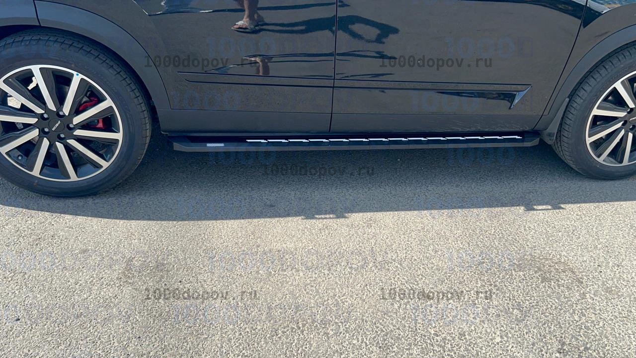 Пороги подножки на JAECOO J7 2023-н.в. белый — рисунок 11