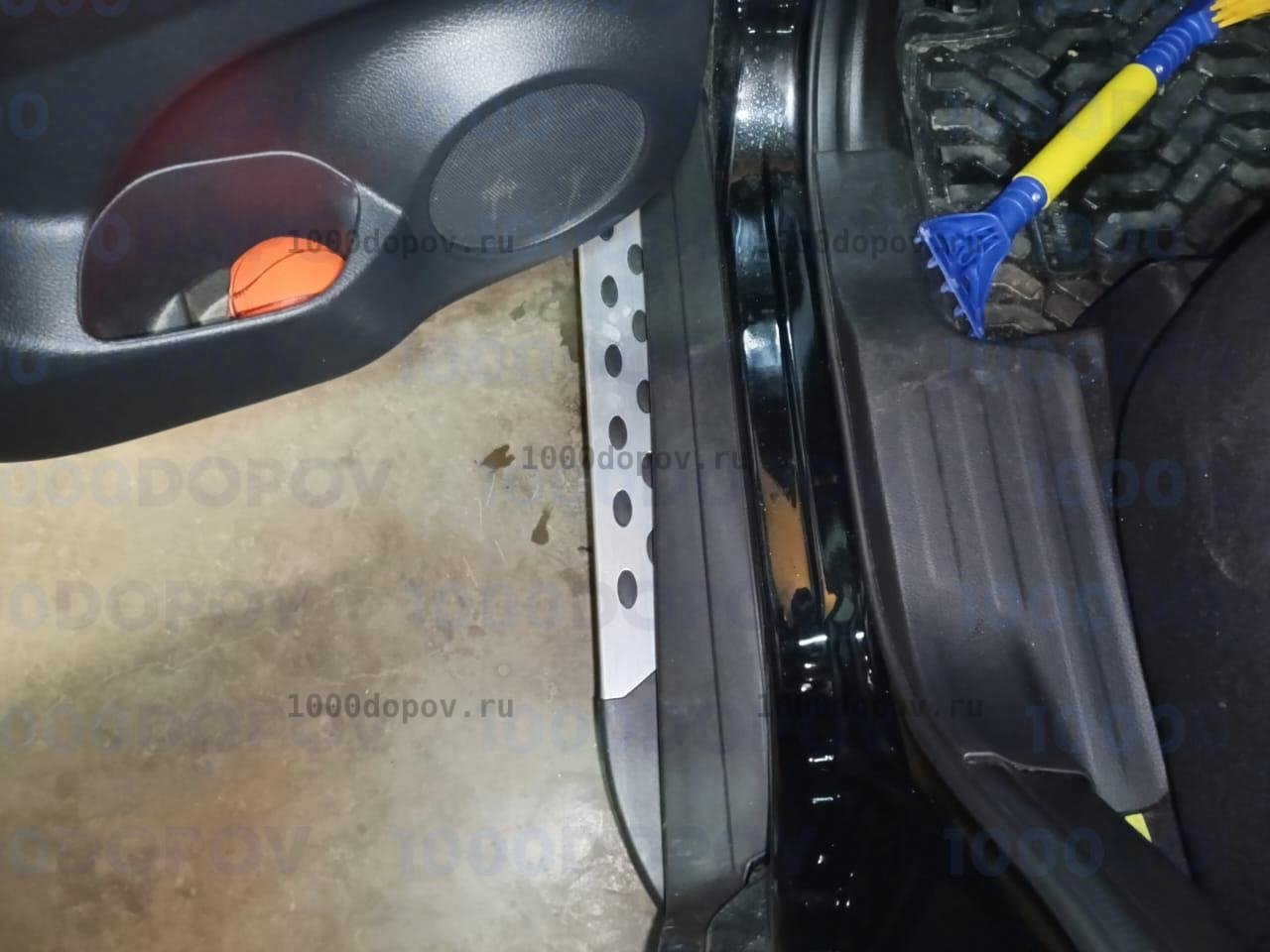 Пороги подножки на Nissan X-Trail T32 2014-н.в. (в стиле BMW) — рисунок 10