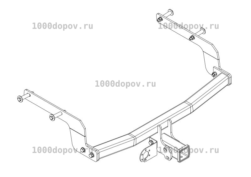 Фаркоп Avtos RN 16B Renault Arkana 2019-н.в. — рисунок 1