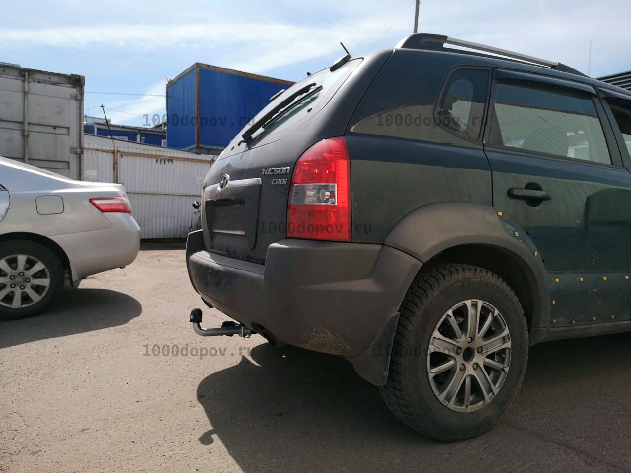 Фаркоп Motodor 90901-A KIA Sportage, Hyundai Tucson 2004-2010 (оцинк. шар) — рисунок 4