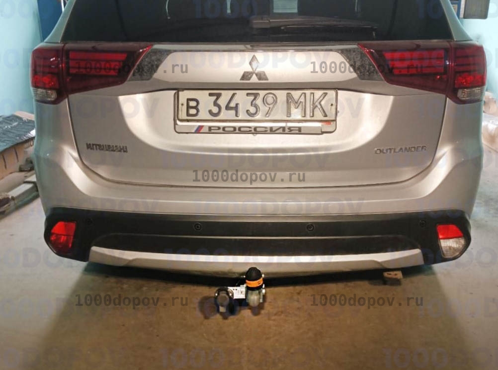 Фаркоп Motodor 91312-A Mitsubishi Outlander 2012 - 2019, 2019 - н.в. (оцинк. шар) — рисунок 2