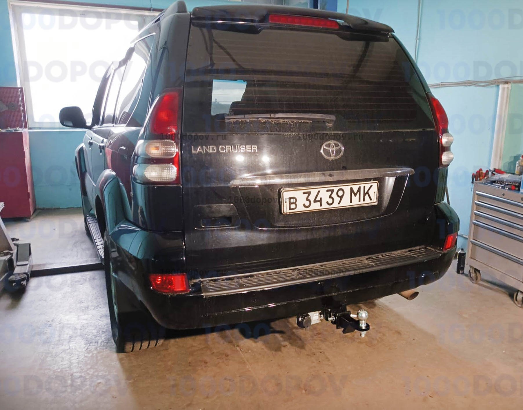 Фаркоп Leader Plus T123-E Toyota Land Cruiser Prado (J120/J150) 2002-н.в. — рисунок 1