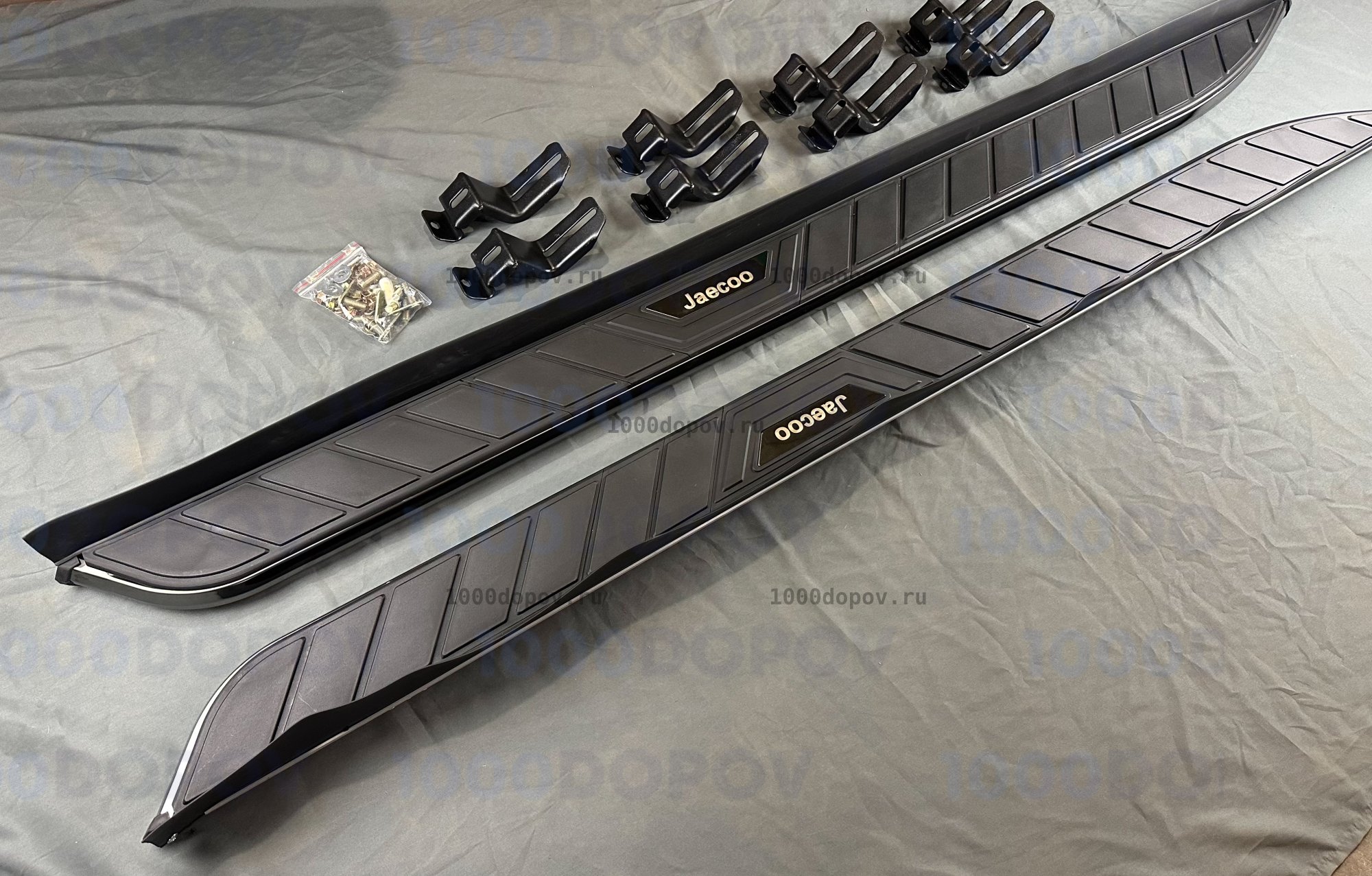 Пороги подножки на Jaecoo J8 2023-н.в черные — рисунок 9