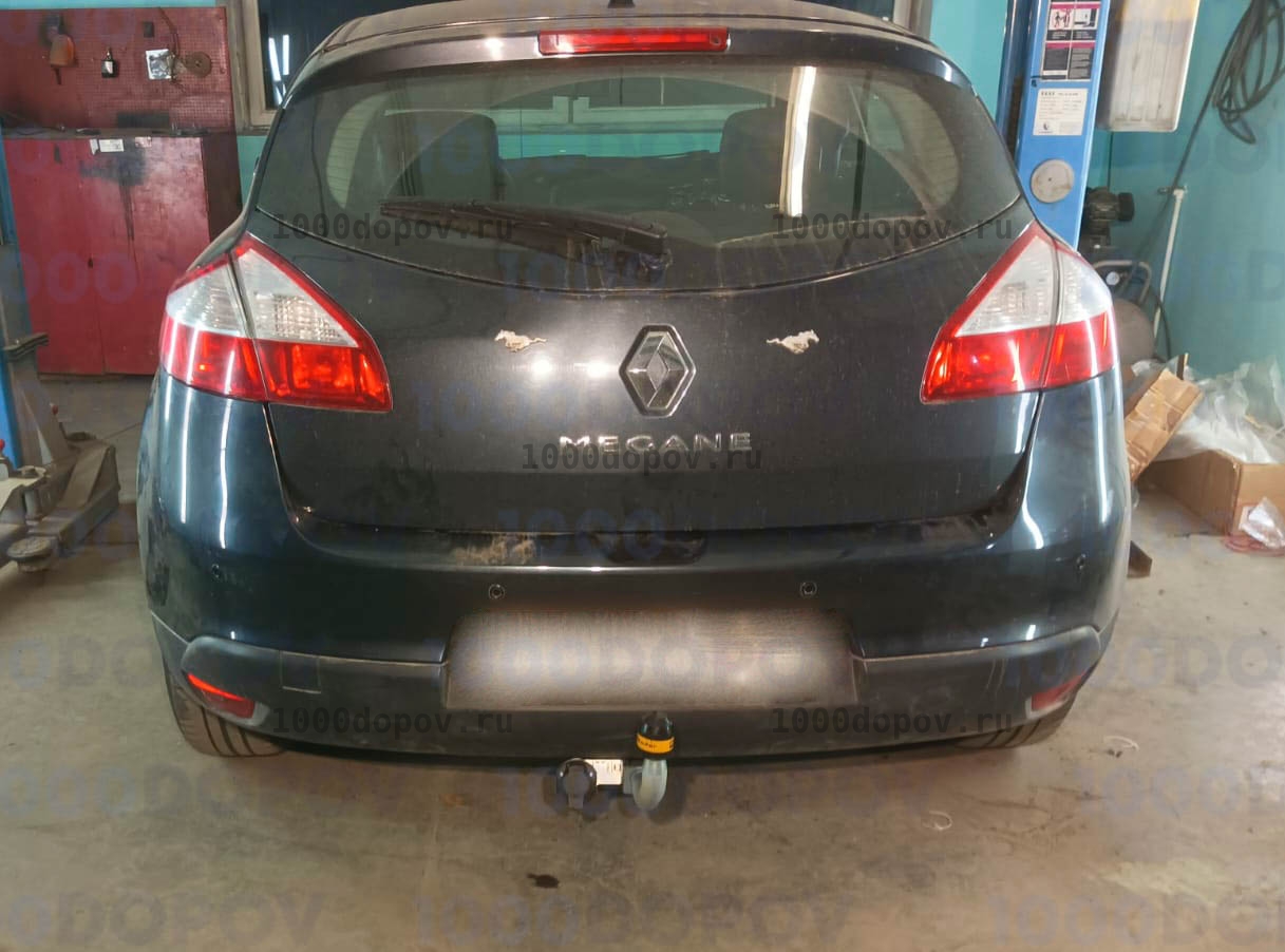 Фаркоп Motodor 91708-A Renault Scenic 2, Grand Scenic 2 2003-2009 (оцинк. шар) — рисунок 1