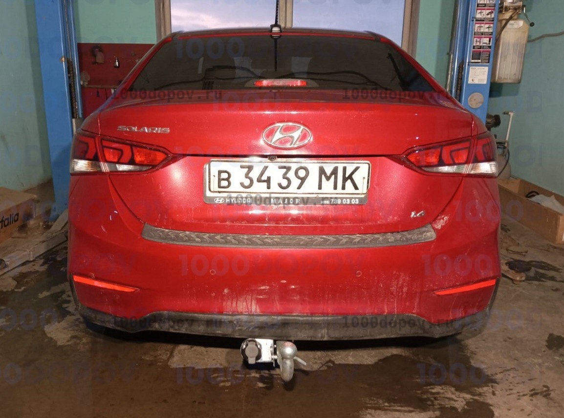 Фаркоп TAVIALS H228-BA Hyundai Solaris 2 2017-н.в. — рисунок 4