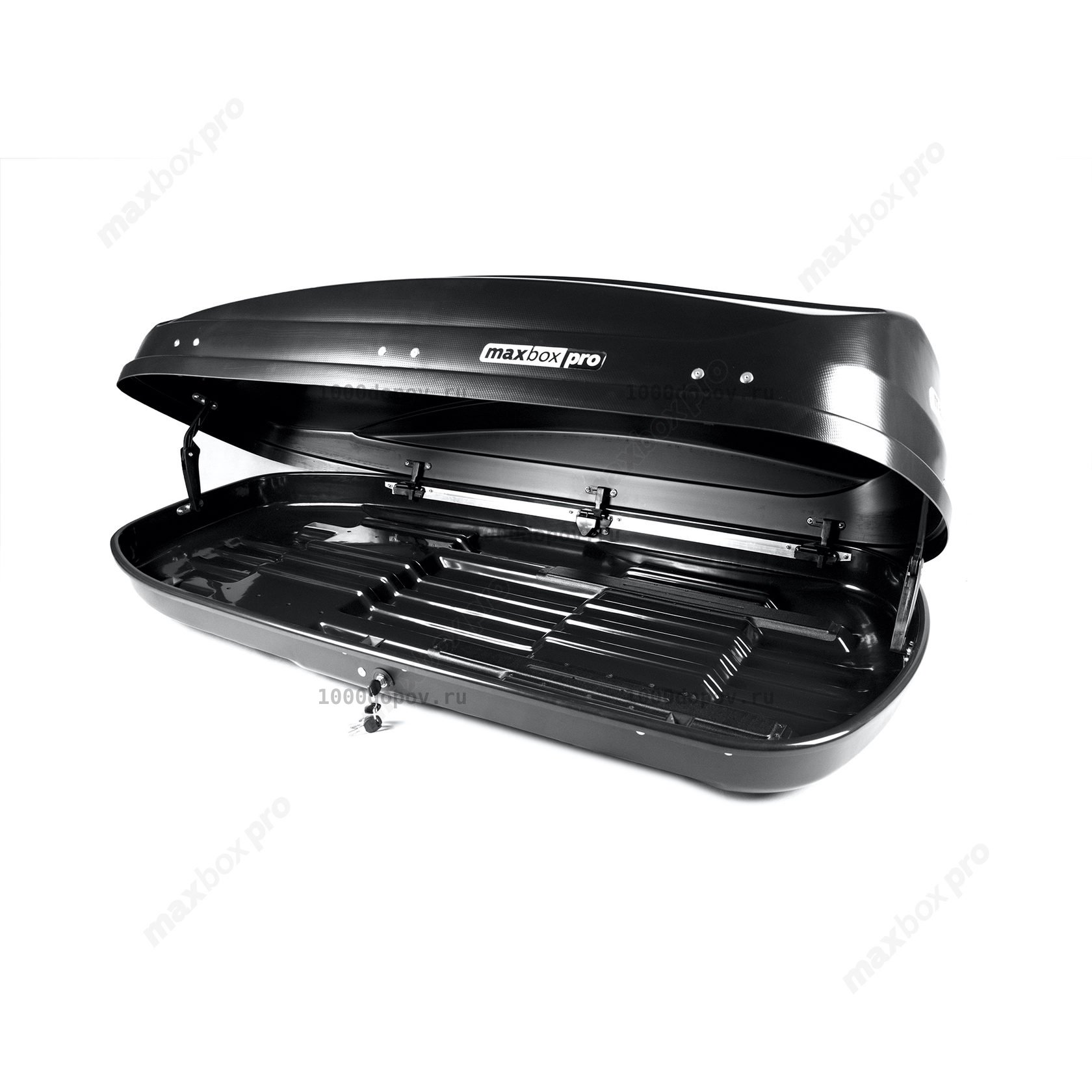 Автобокс MaxBox PRO 460 (средний) карбон черный — рисунок 18