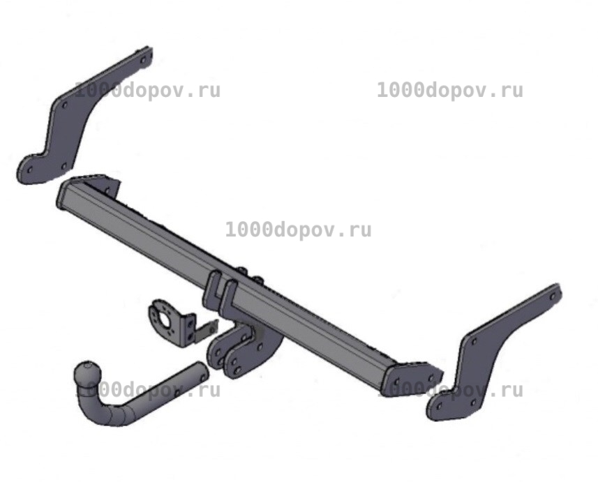 Фаркоп Трейлер 9061 Renault Kaptur (2WD, 4WD) 2016-н.в. — рисунок 12