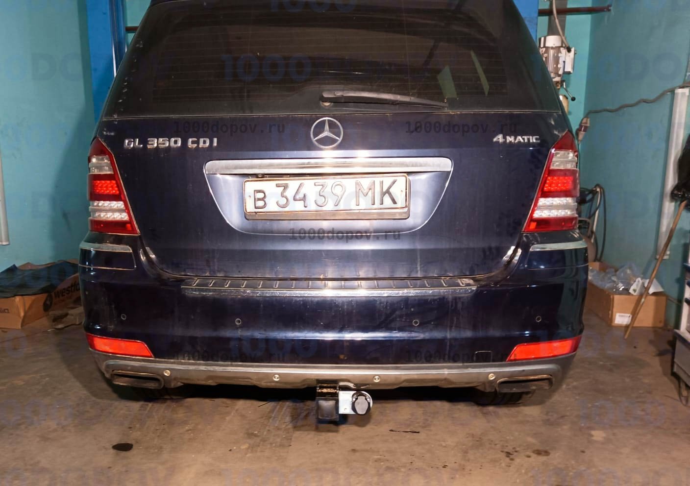 Фаркоп Leader Plus M205-E Mercedes GLS (W166) 2016-н.в./ GLE (W166) 2016- — рисунок 2