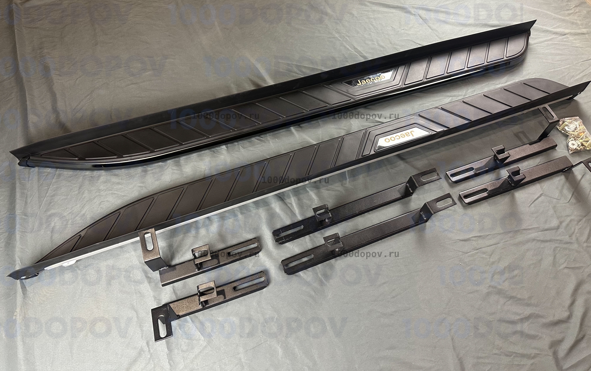 Пороги подножки на JAECOO J7 2023-н.в. черные — рисунок 8