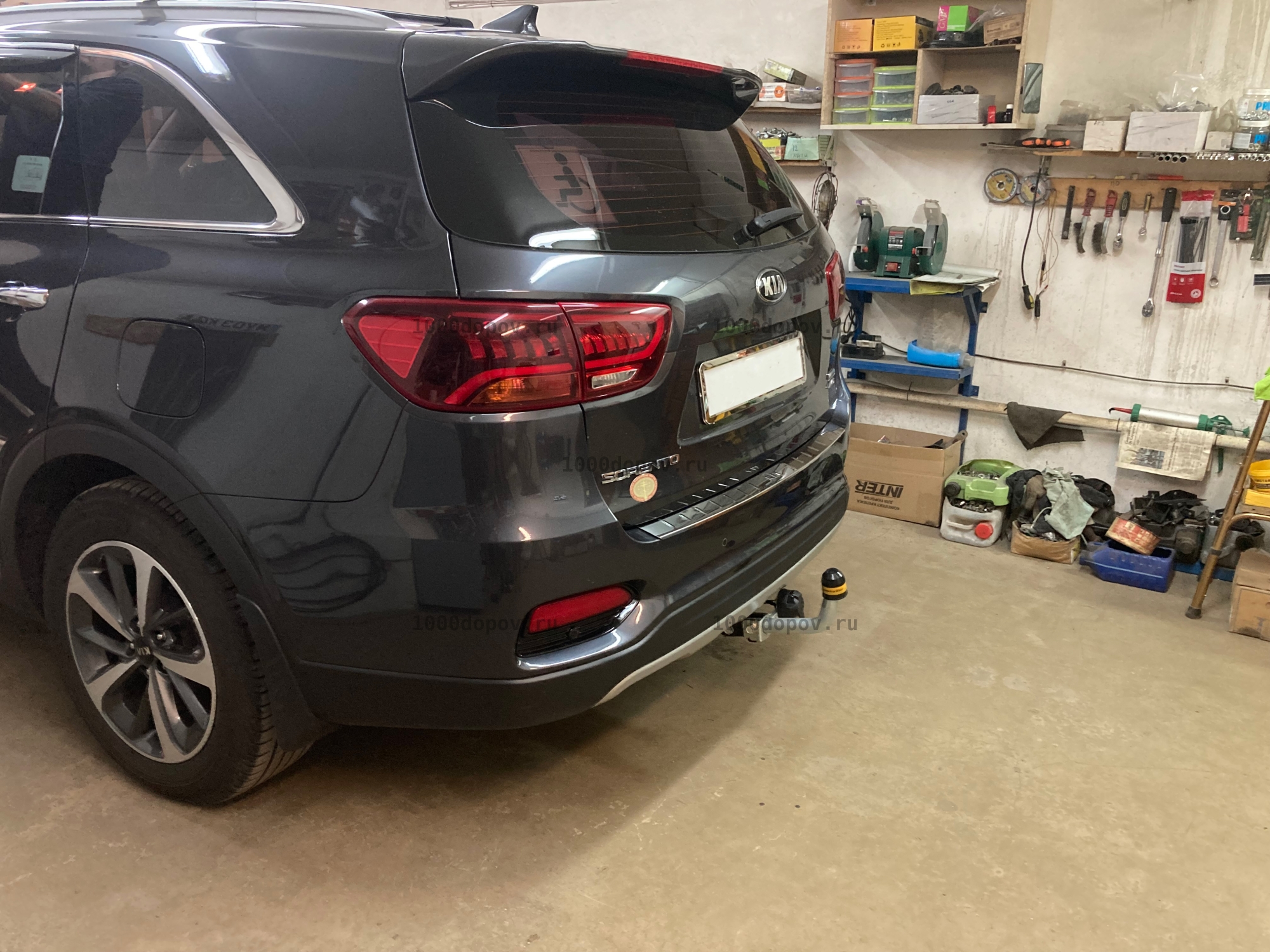 Фаркоп Motodor 91006-A Kia Sorento Prime 2015-н.в. (оцинк. шар) — рисунок 7