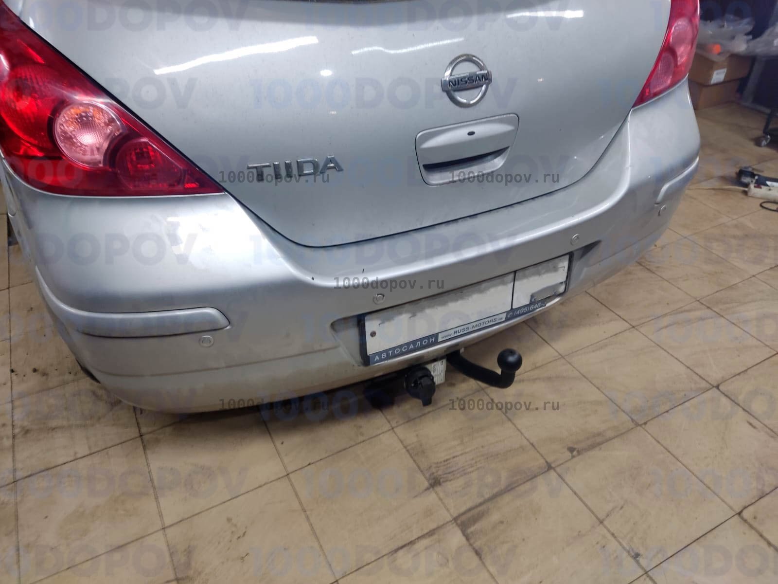 Фаркоп Avtos NS 23 Nissan Tiida (седан, hb) 2007-н.в. — рисунок 2