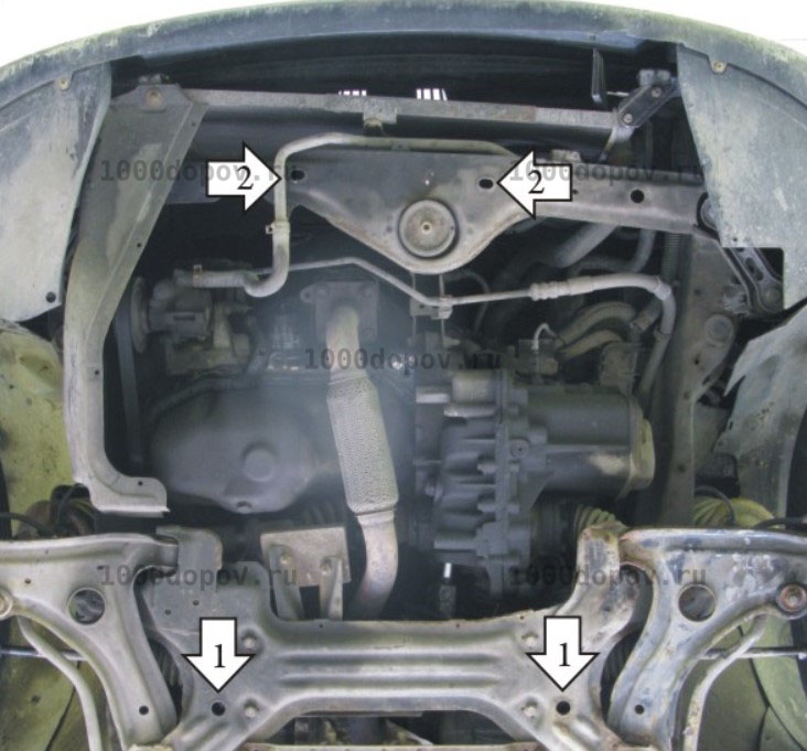 Защита Motodor 02701 SEAT Ibiza 1993-2002 (Картер,КПП) — рисунок 4