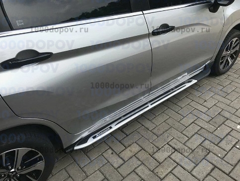 Пороги подножки на Mitsubishi Xpander 2018-н.в. — рисунок 1