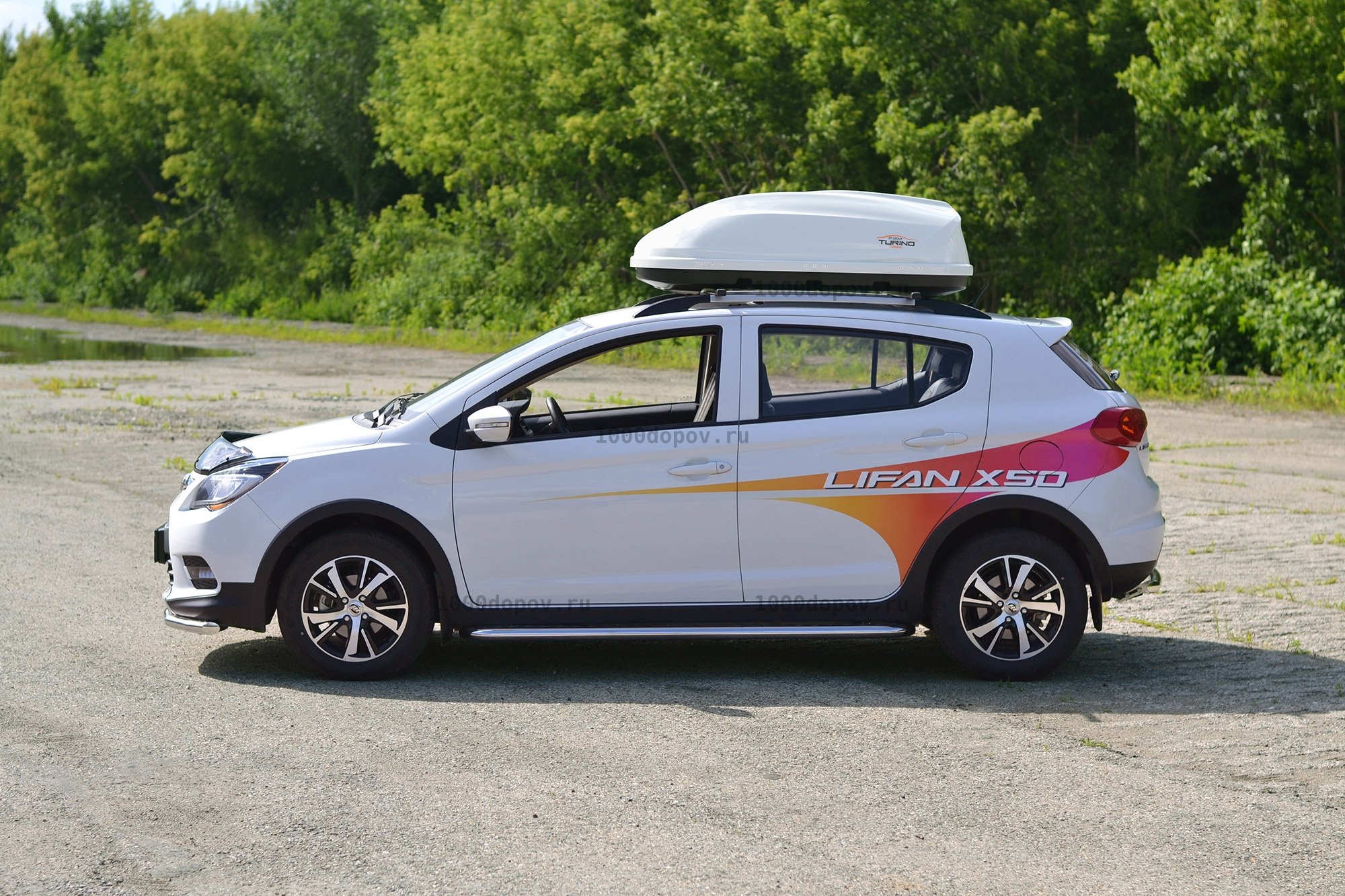Автобокс ПТ Групп Turino Compact (360 л.) белый — рисунок 2
