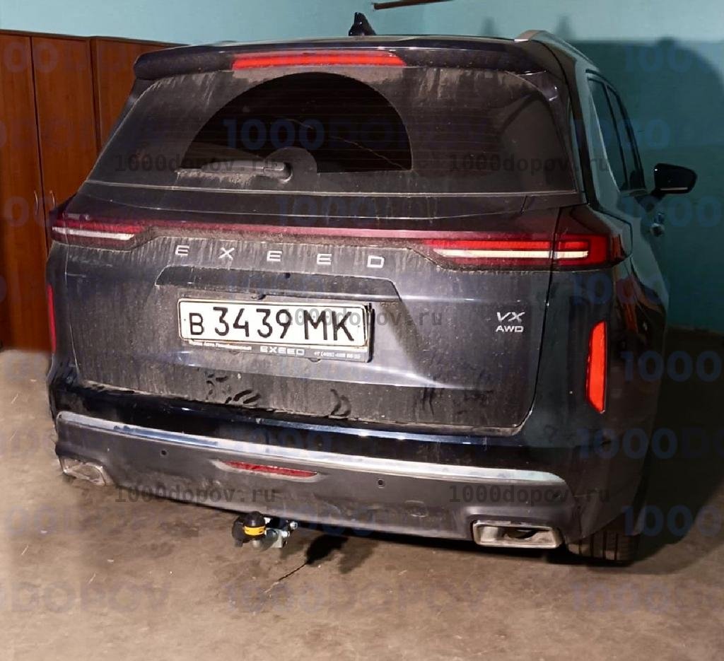 Фаркоп 99008-A Motodor Exeed VX 2021 - н.в. (оцинк. Шар) — рисунок 3