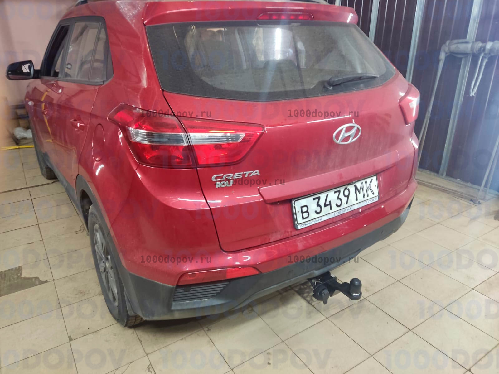 Фаркоп BERG F.2312.003 Hyundai Creta 2016-2021, 2021-н.в. — рисунок 1