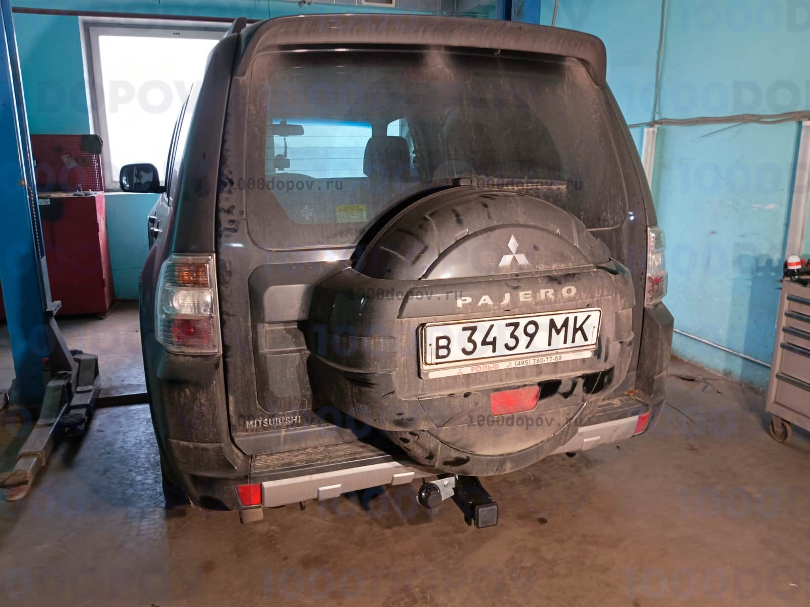 Фаркоп Трейлер 7121 Mitsubishi Pajero 3, 4 2000-н.в. — рисунок 12
