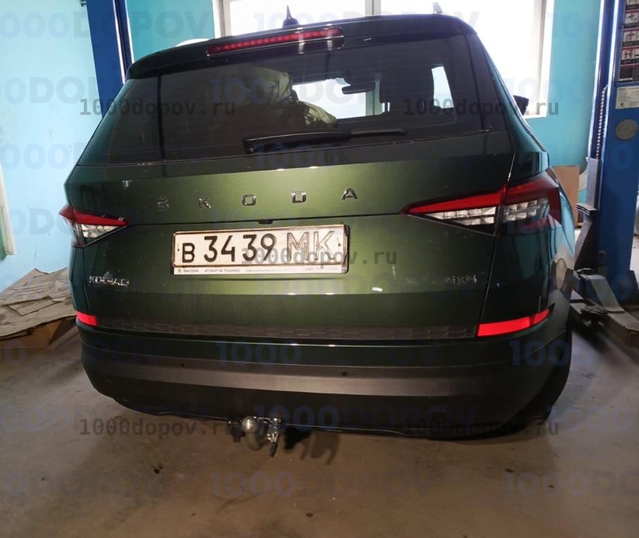 Фаркоп Galia S120C Skoda Kodiaq 2017-н.в. (оцинк. и быстросъем.) — рисунок 1