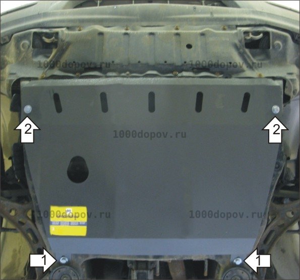 Защита Motodor 35011 на Lexus RX 300 1997-2003 (Картер, КПП) — рисунок 3