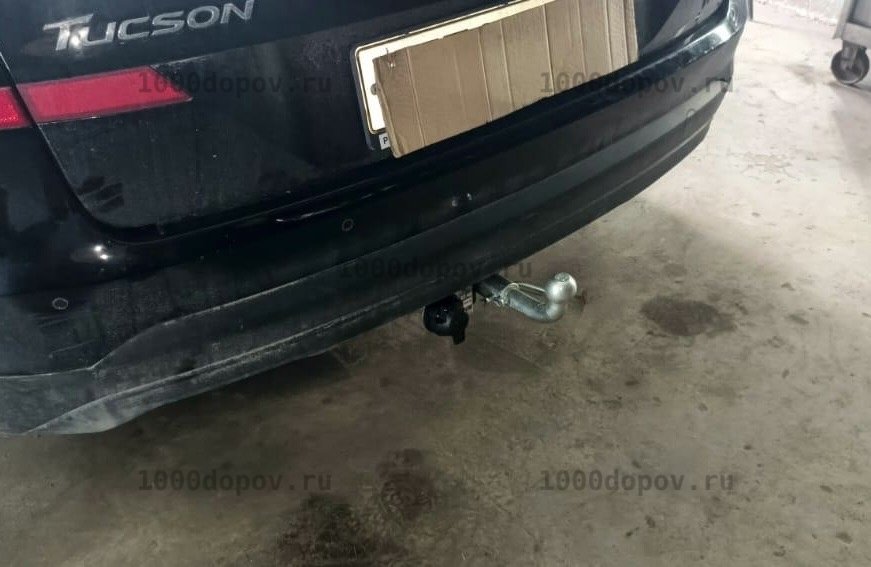 Фаркоп Leader Plus K124-BA Hyundai Tucson 2018-н.в. кроме авто с двигателем 2,4 л — рисунок 1