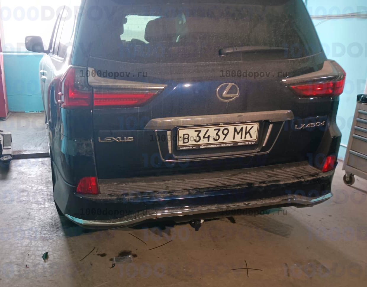 Фаркоп Steinhof T-172 Lexus LX 570 2007-н.в. (быстросъемный) — рисунок 3