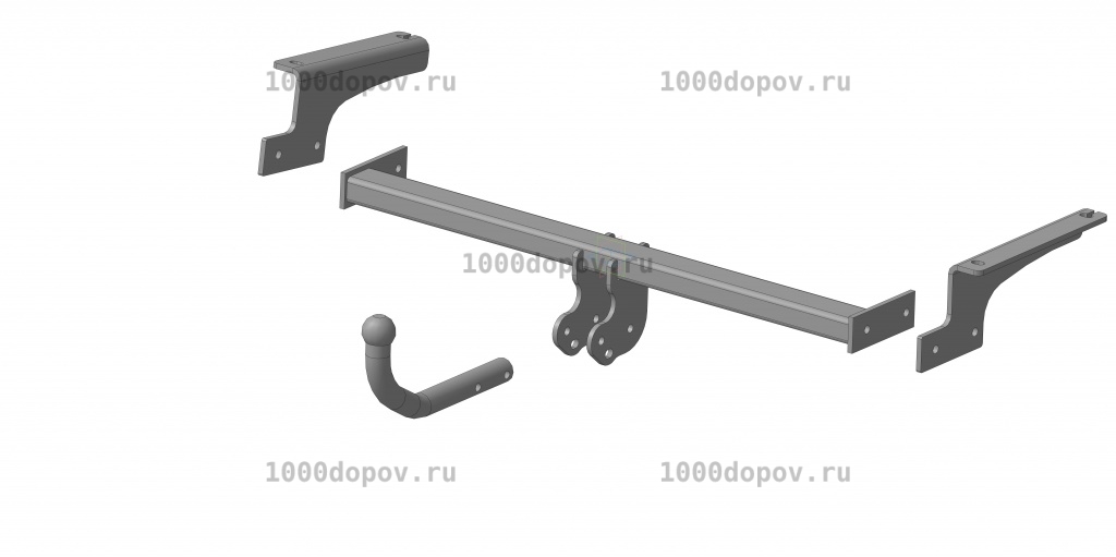 Фаркоп Трейлер 8140 для HAVAL F7, F7X с 2019-2024 — рисунок 7