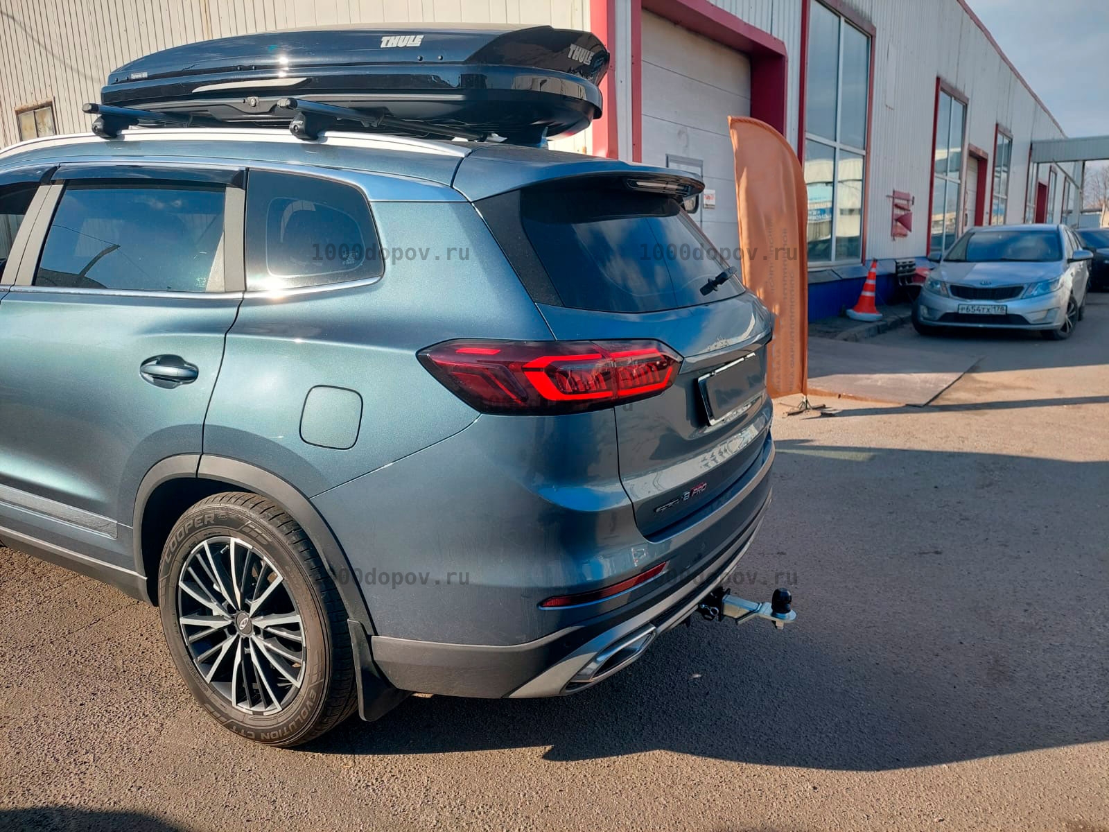 Фаркоп Motodor 99006-E для CHERY Tiggo 8, Tiggo 8 Pro с 2019-н.в. (хром. шар) — рисунок 2