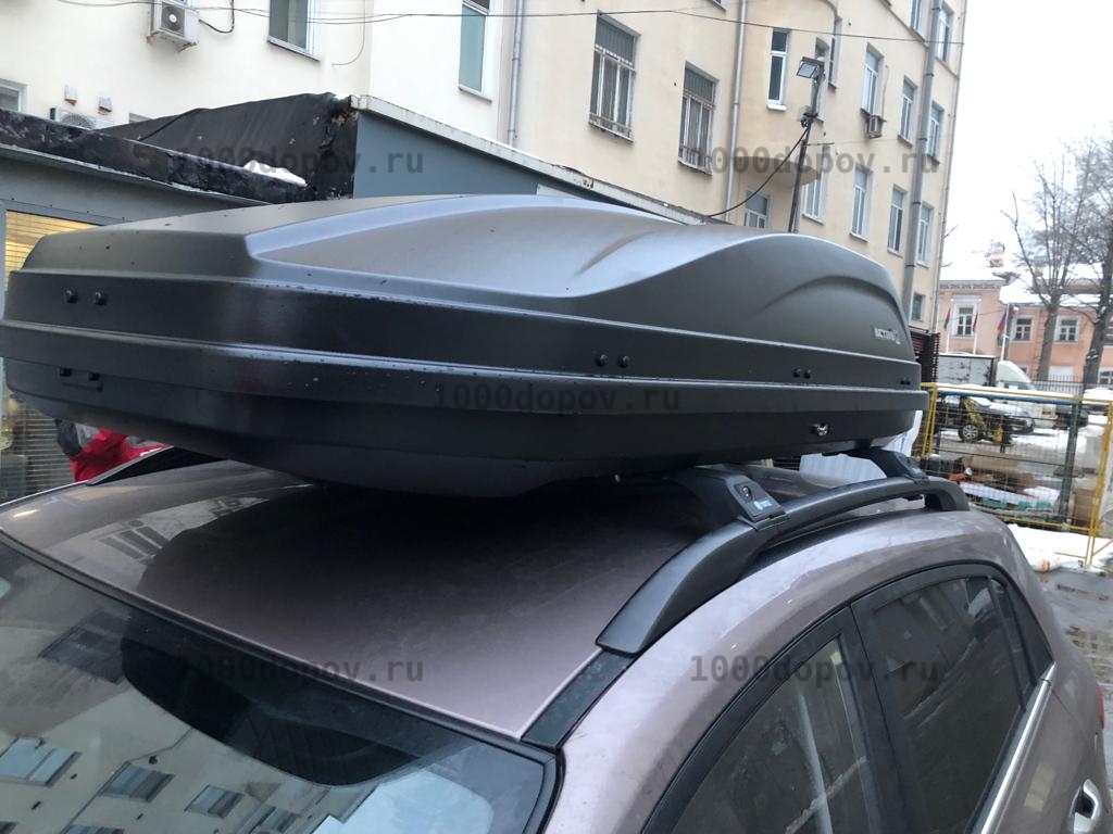 Автобокс ПТ Групп ACTIVE М (450 л.) двухсторонний черный — рисунок 15