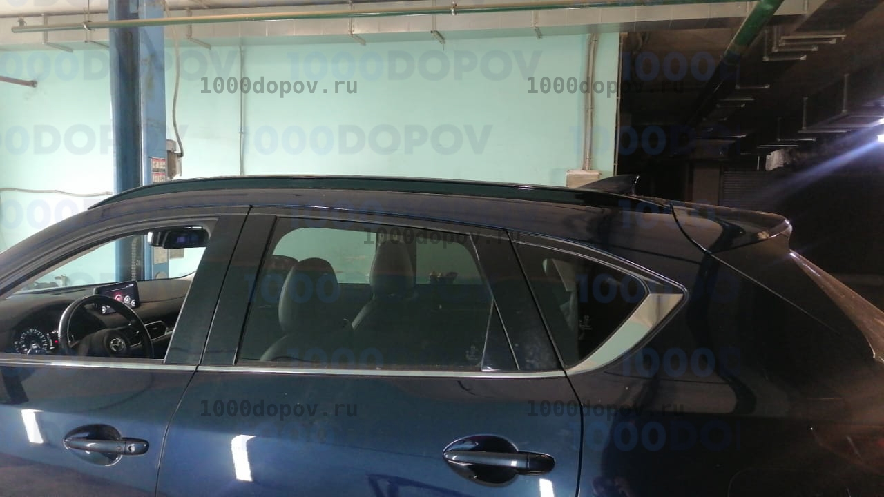 Рейлинги Mazda CX-5 2017-н.в. черные (кроме китайской версии) — рисунок 4