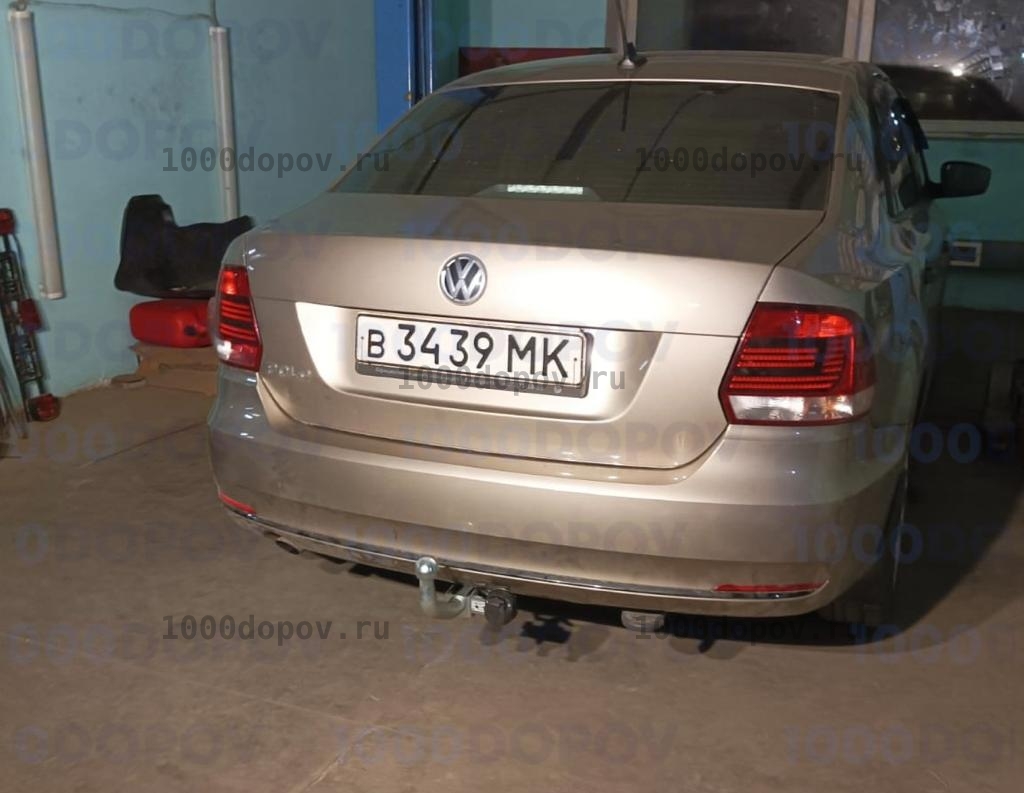 Фаркоп Motodor 92702-A Volkswagen Polo Sedan 2010-н.в. (оцинк. шар) — рисунок 1