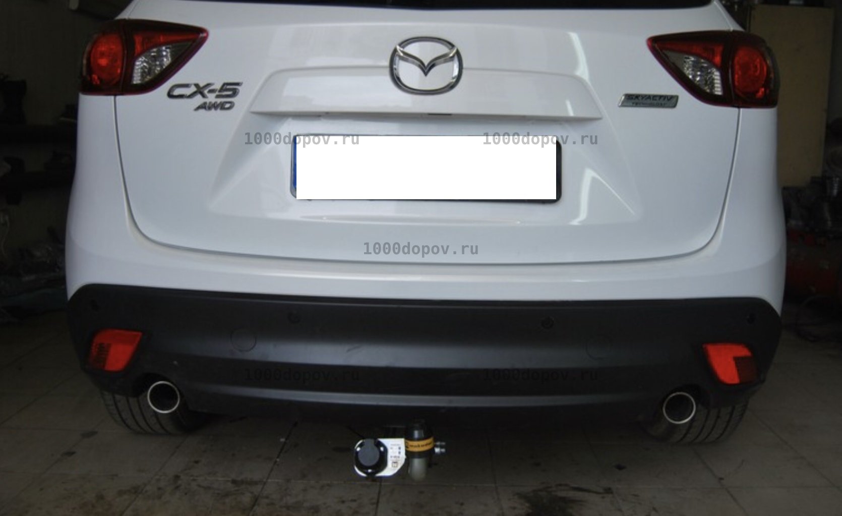 Фаркоп Motodor 91101-A Mazda CX-5 2012-2017, 2017-н.в. (оцинк. шар) — рисунок 1
