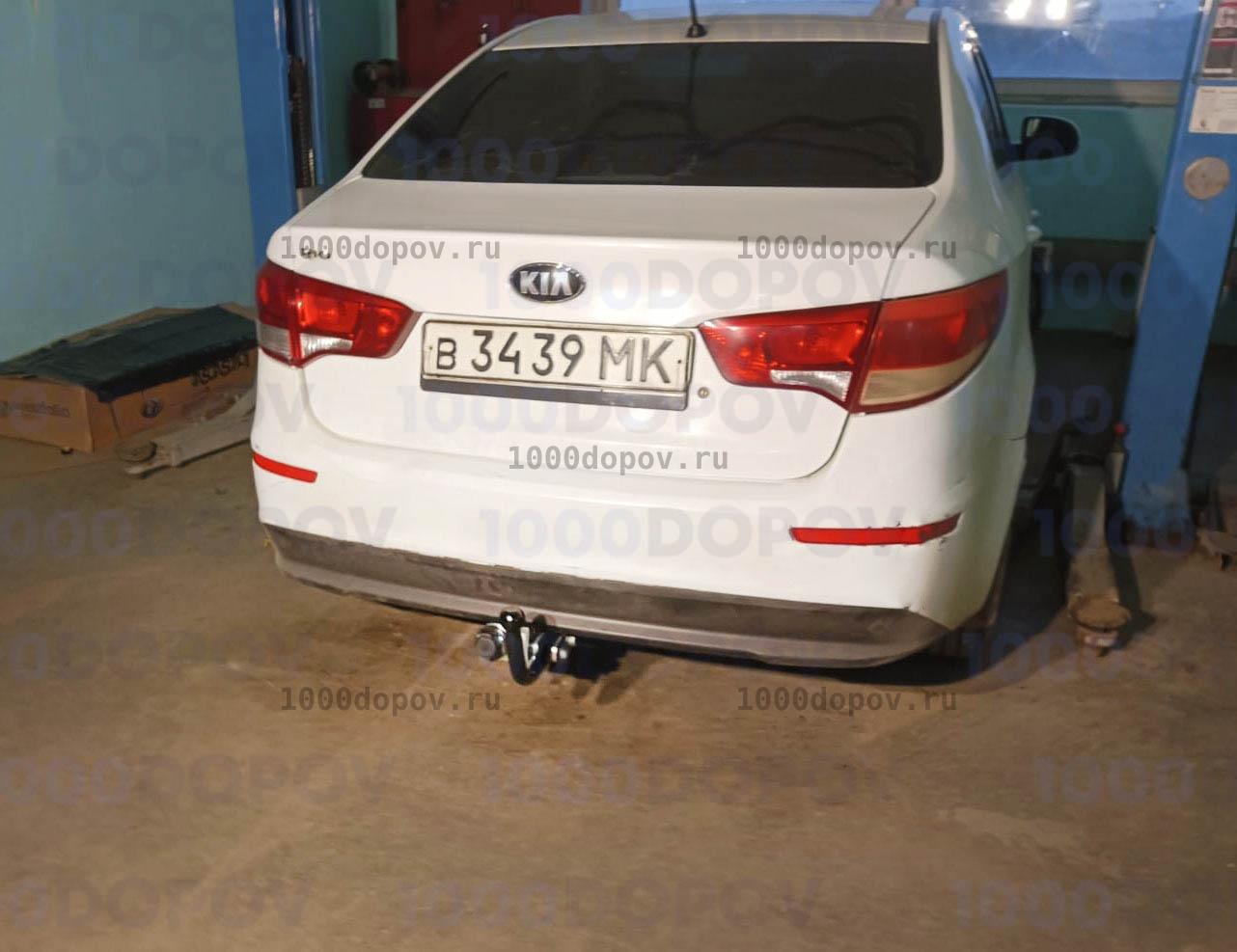 Фаркоп Leader Plus H219-A Kia Rio 3 седан, hb 2011-2017 — рисунок 8