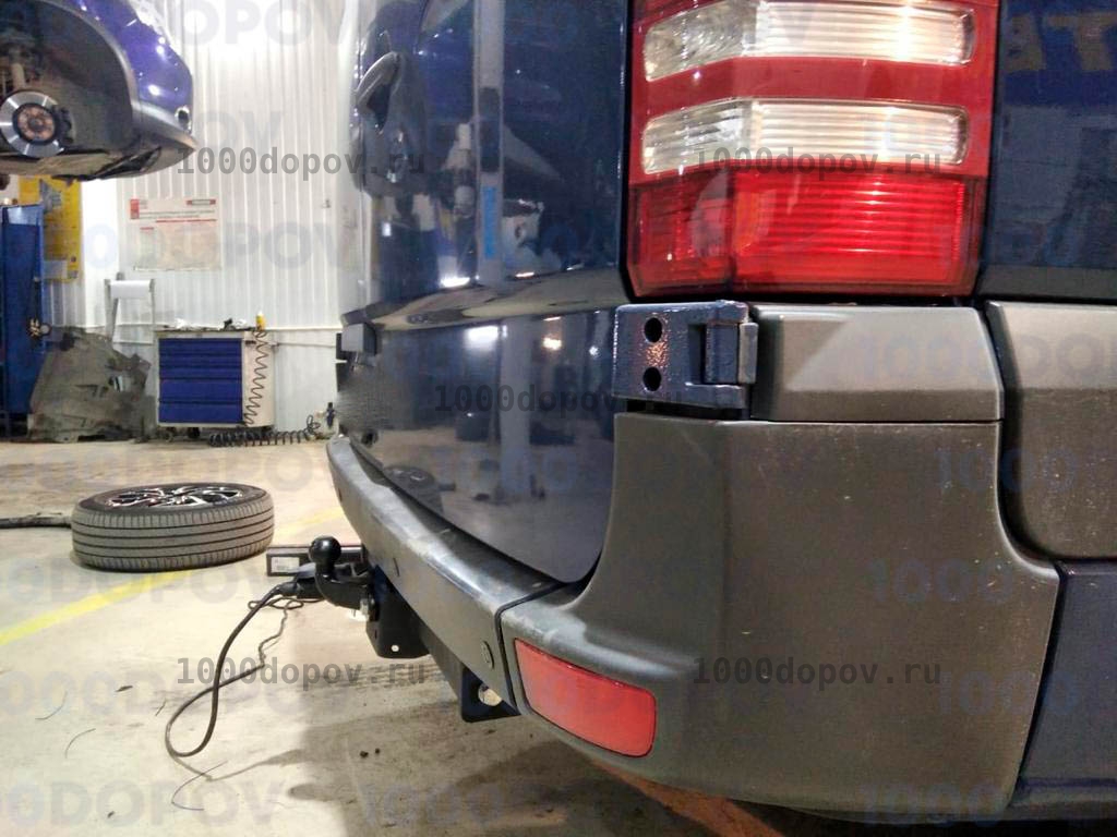 Фаркоп Avtos MB 06 Volkswagen Crafter 2006-2017 (одинар. колеса, без ступеньки) 3,665-4,325 — рисунок 2