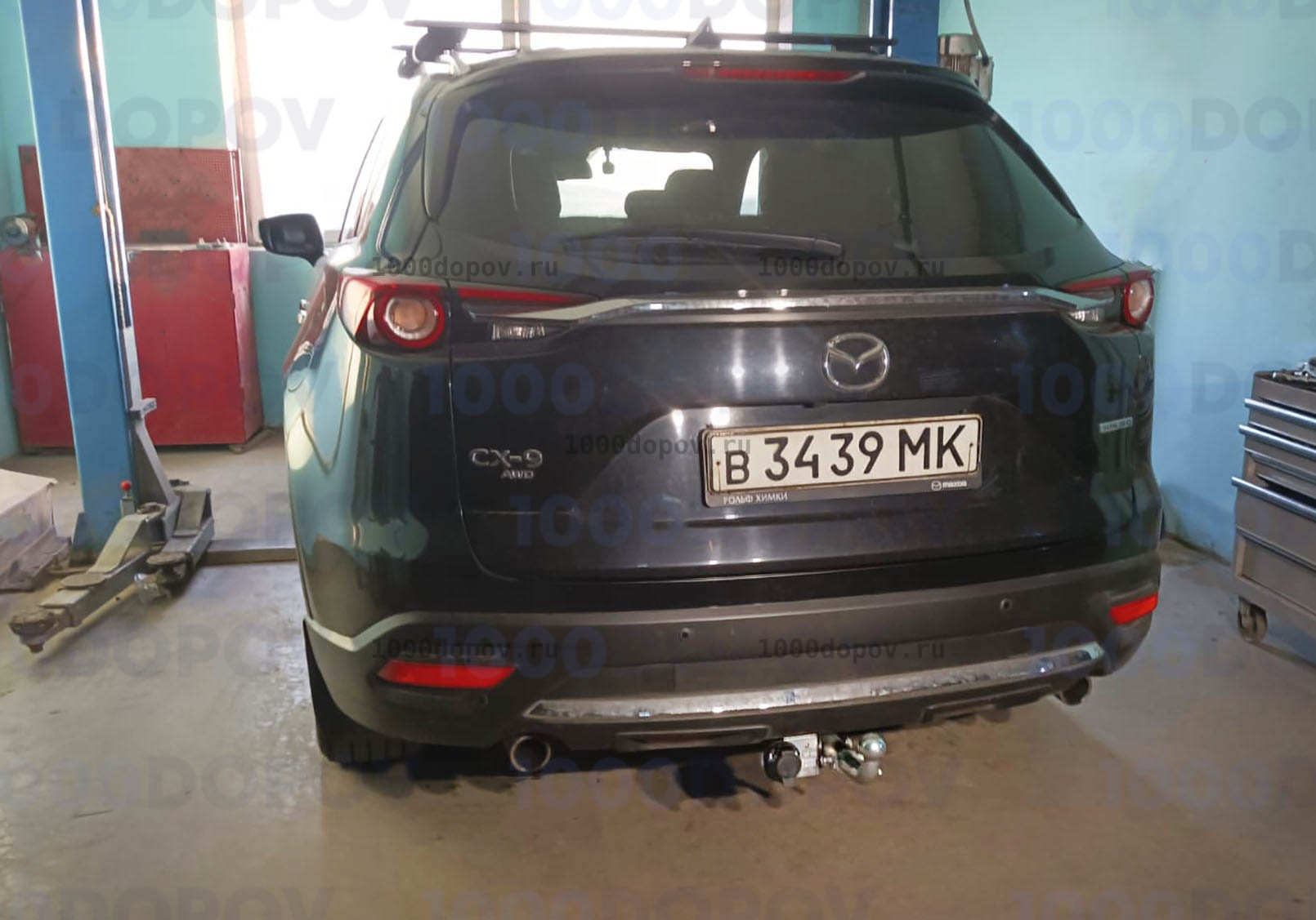 Фаркоп Leader Plus M309-BA Mazda CX-9 2 (TC) 2016-н.в. — рисунок 3