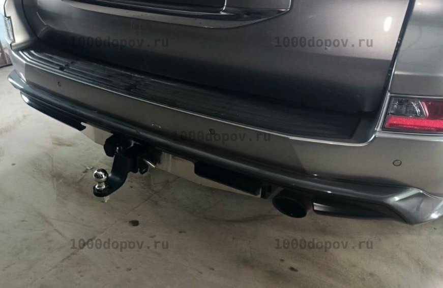 Фаркоп PT GROUP LGX-21-991122.00 с НЕРЖ накладкой LEXUS GX 460 (Комплектация 4.6 AT Premium) 2021- — рисунок 1