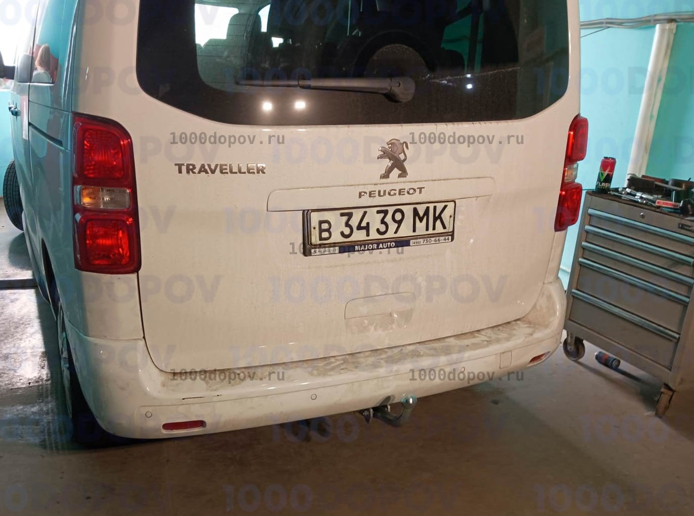 Фаркоп GALIA C072A Citroen Jumpy, Spacetourer, Peugeot Expert, Traveller, Toyota Proace 2016- — рисунок 1