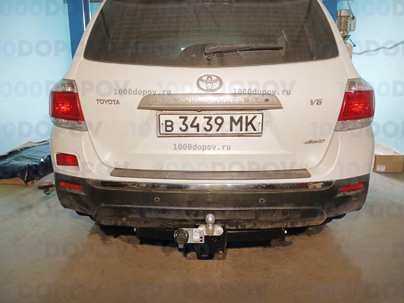 Фаркоп Leader Plus T119-F Toyota Highlander 2010-2013 — рисунок 3