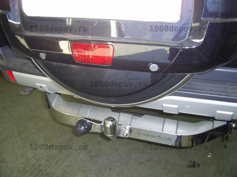 Фаркоп Baltex MP08Е  Mitsubishi Pajero 4 с 2008- н.в. (нерж. накладка) — рисунок 1