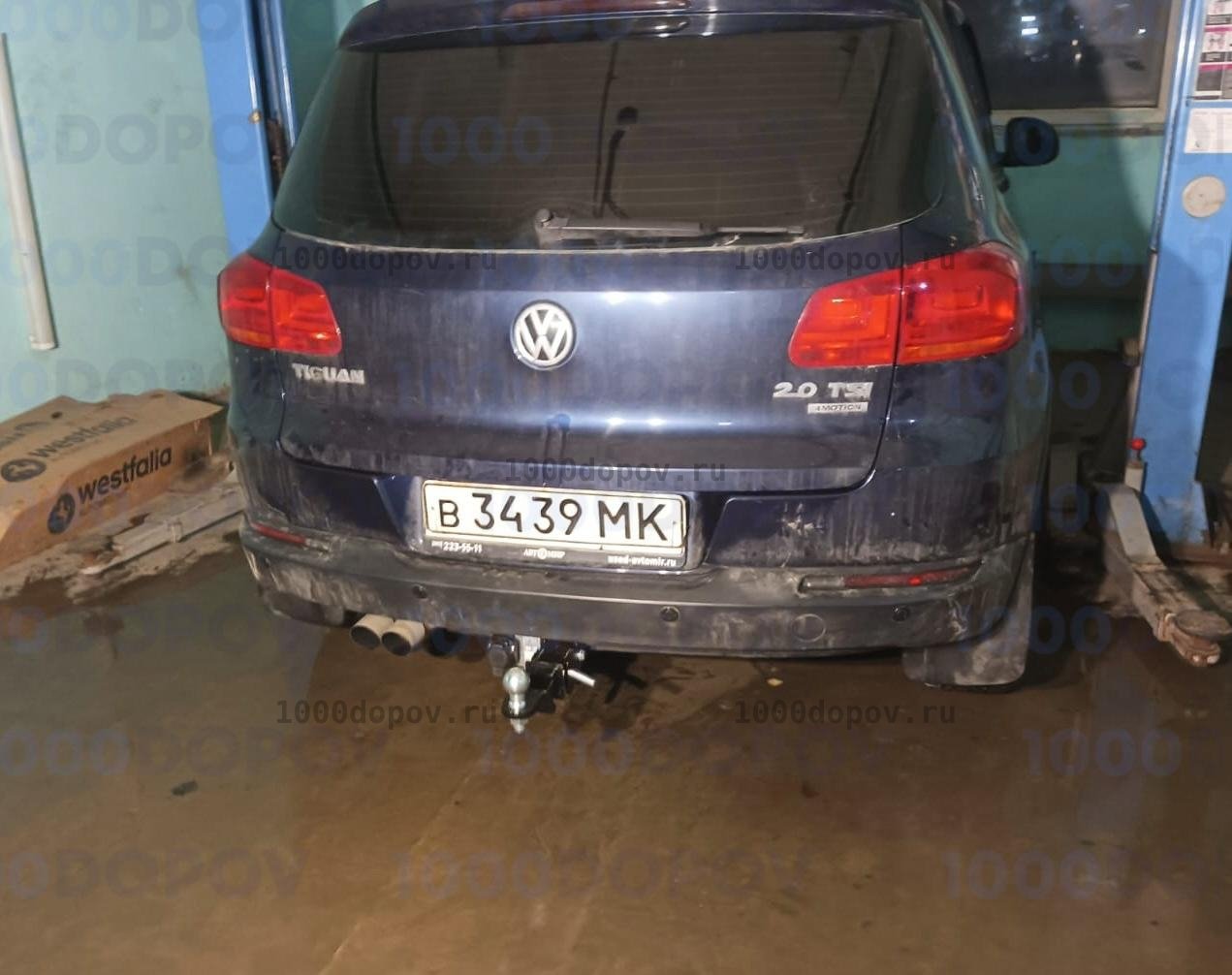 Фаркоп Leader Plus V123-E Volkswagen Tiguan (5N1) 2007-2011  (5N2) 2011-2016 — рисунок 12