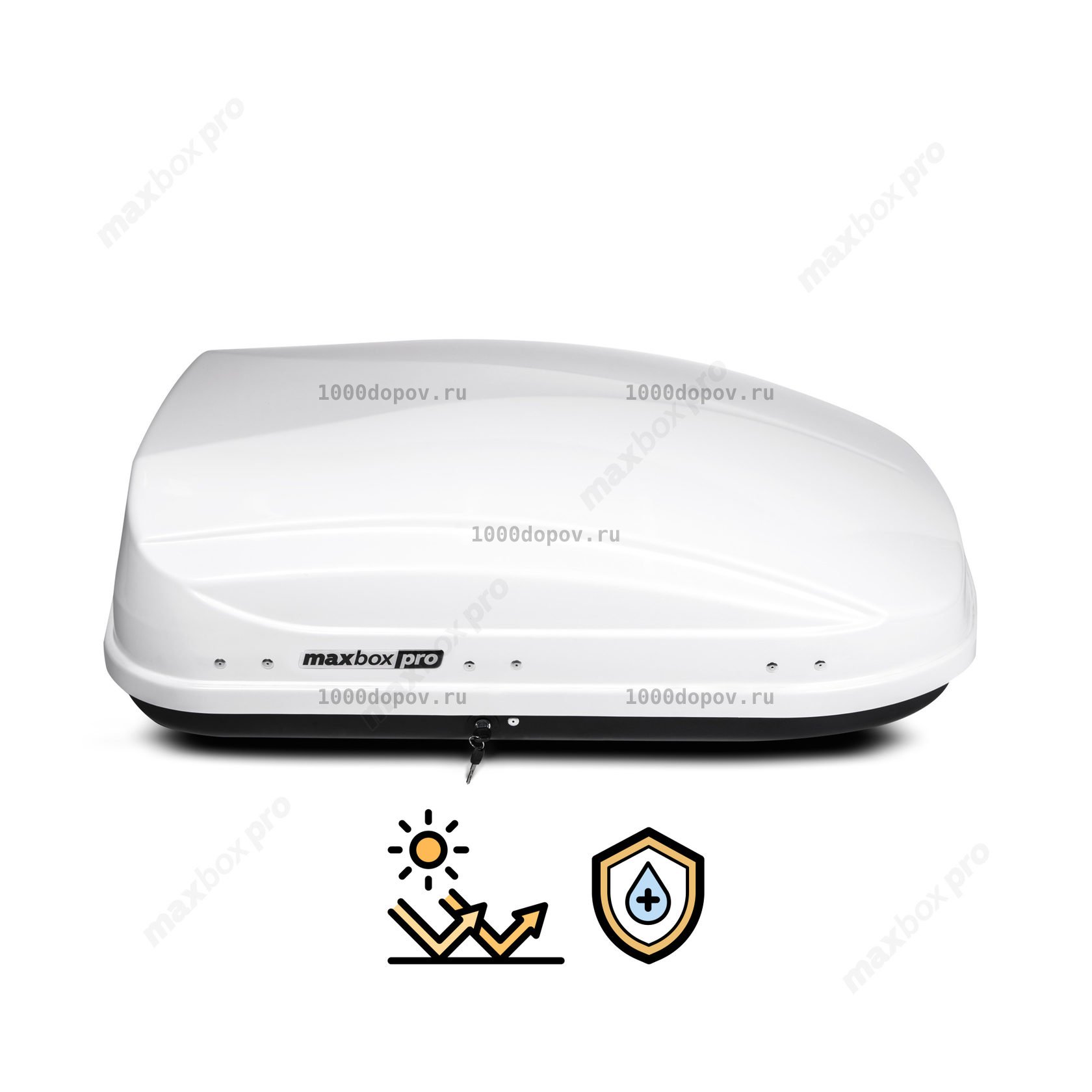 Автобокс MaxBox PRO 400 (малый) белый глянцевый — рисунок 2