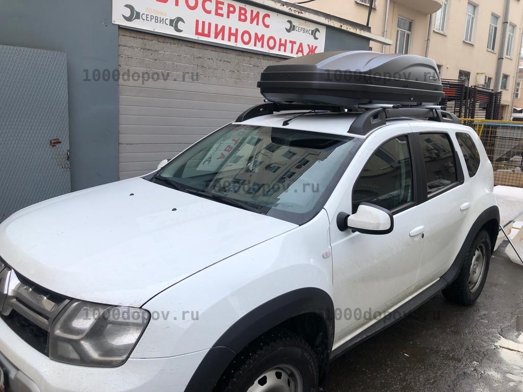 Автобокс ПТ Групп ACTIVE М (450 л.) двухсторонний черный — рисунок 25
