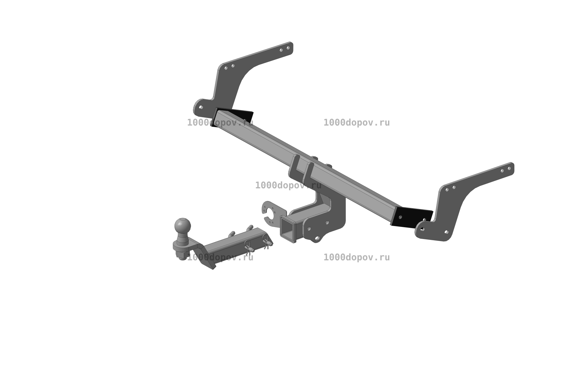 Фаркоп Трейлер 9042 Nissan Terrano 2014-н.в. — рисунок 10