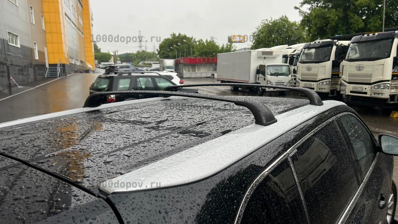 Багажник на рейлинги Toyota Highlander (XU50) 2013-2020 черный — рисунок 19