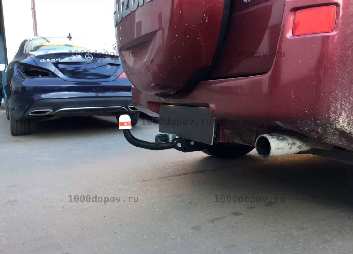 Фаркоп Трейлер 7900 Suzuki Grand Vitara 2005-2015 (5 дв., 2л, запасное колесо на двери) — рисунок 10