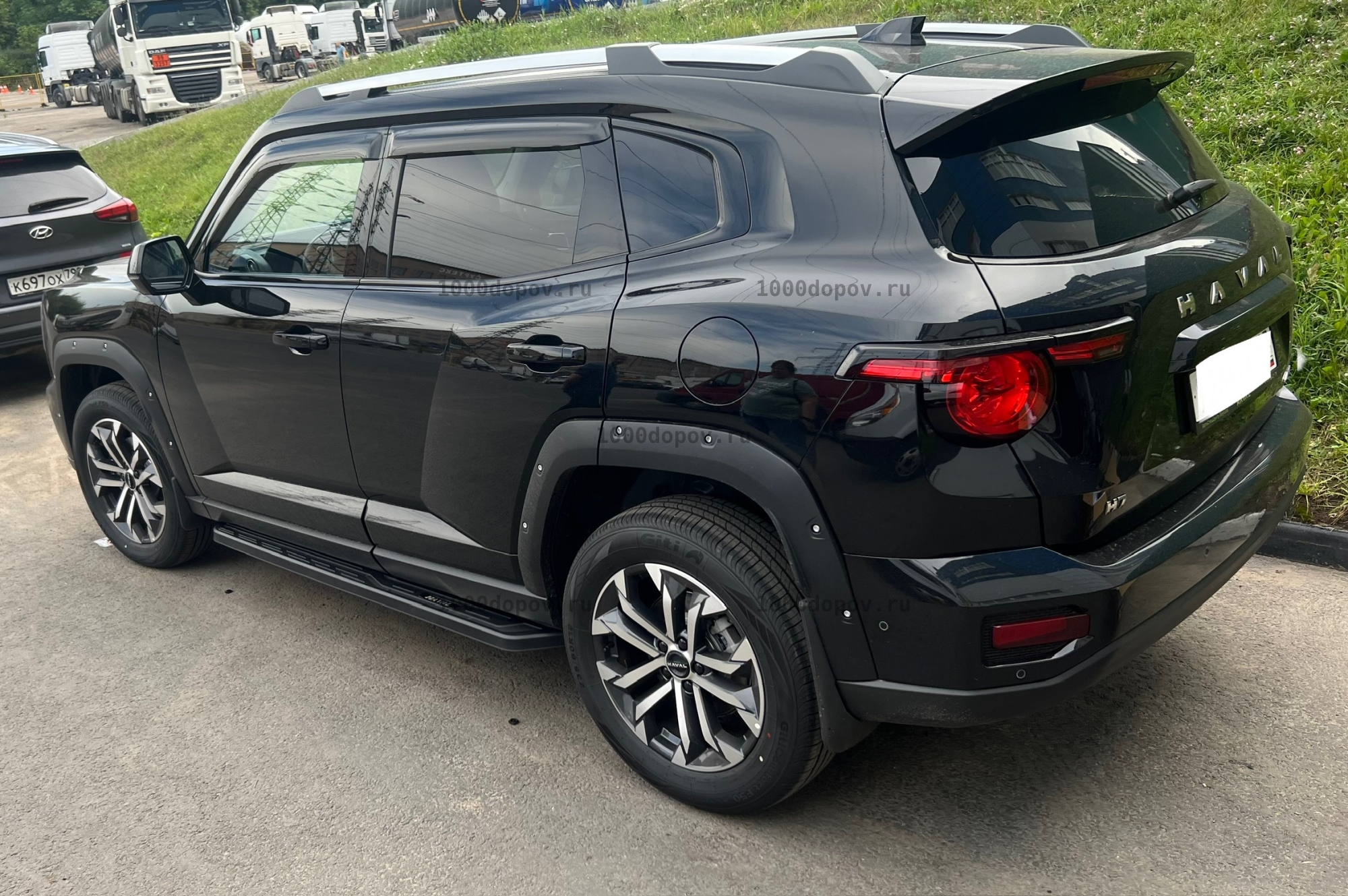 Пороги подножки Haval H7 2024-н.в. — рисунок 8