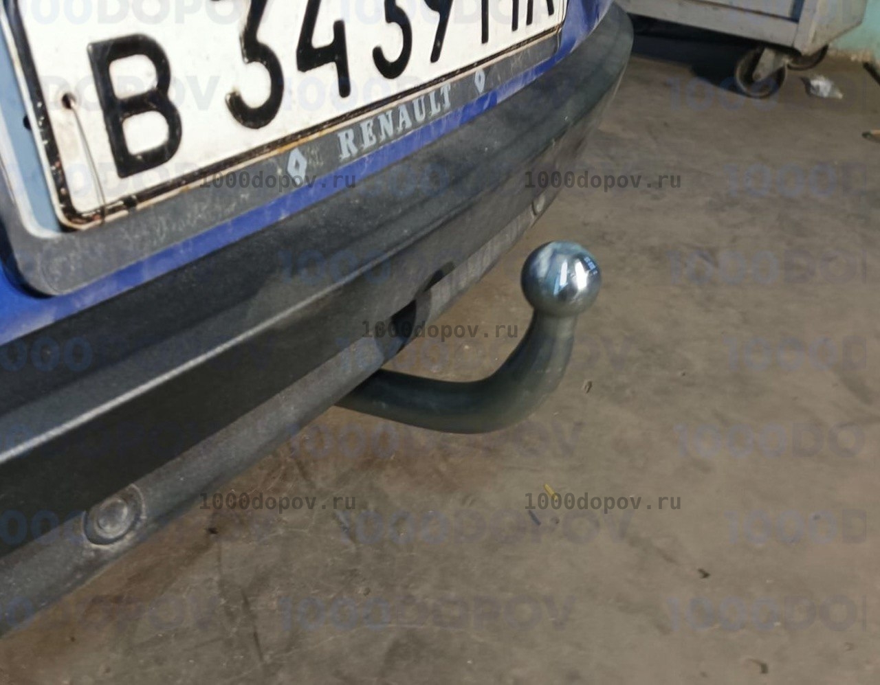 Фаркоп Galia R074A Renault Megane 2/3 2003-2008, 2008-2016 оцинк — рисунок 6