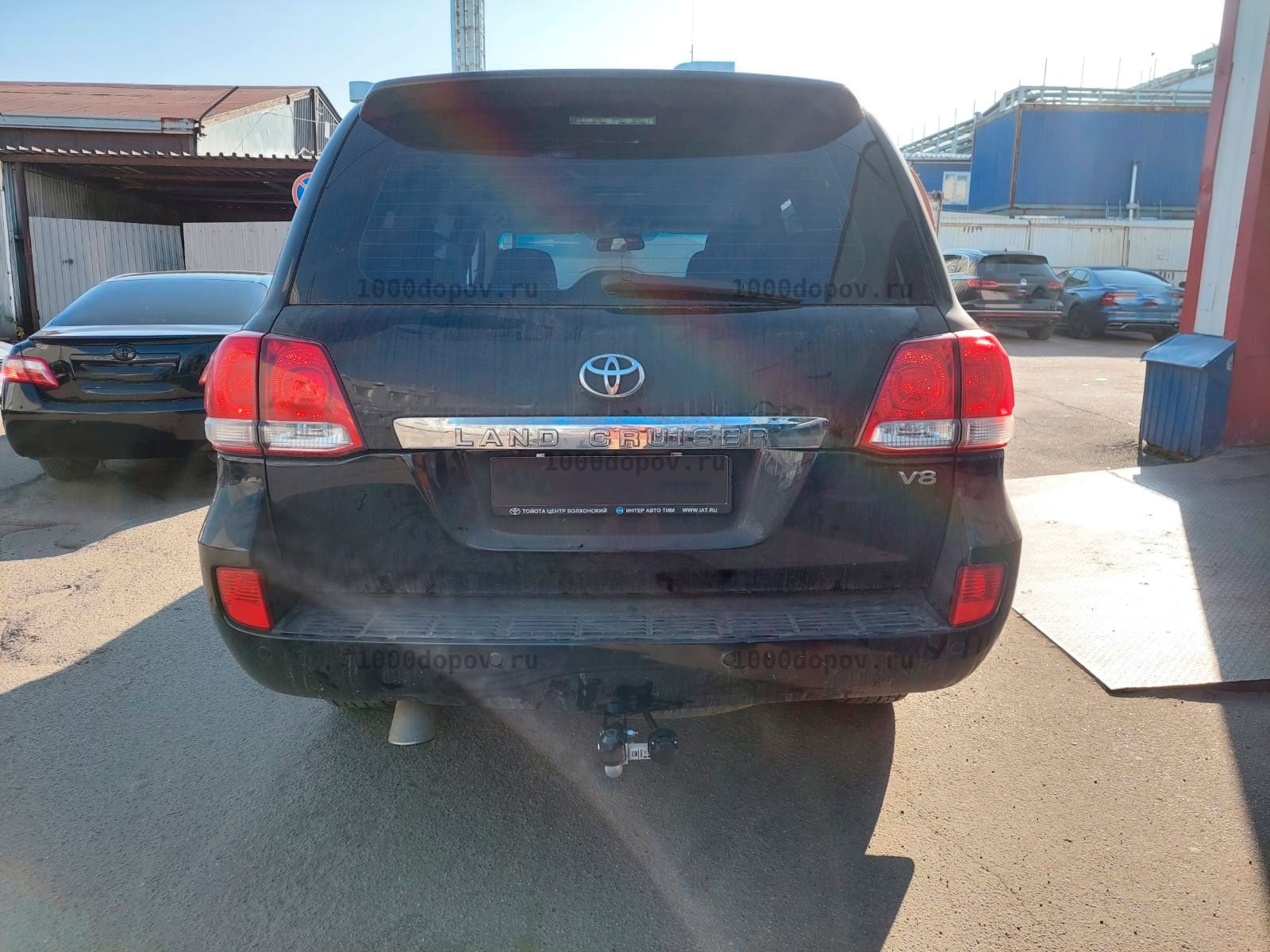 Фаркоп Motodor 92512-A Toyota Land Cruiser J200 2007-н.в. (оцинк. Шар) — рисунок 6