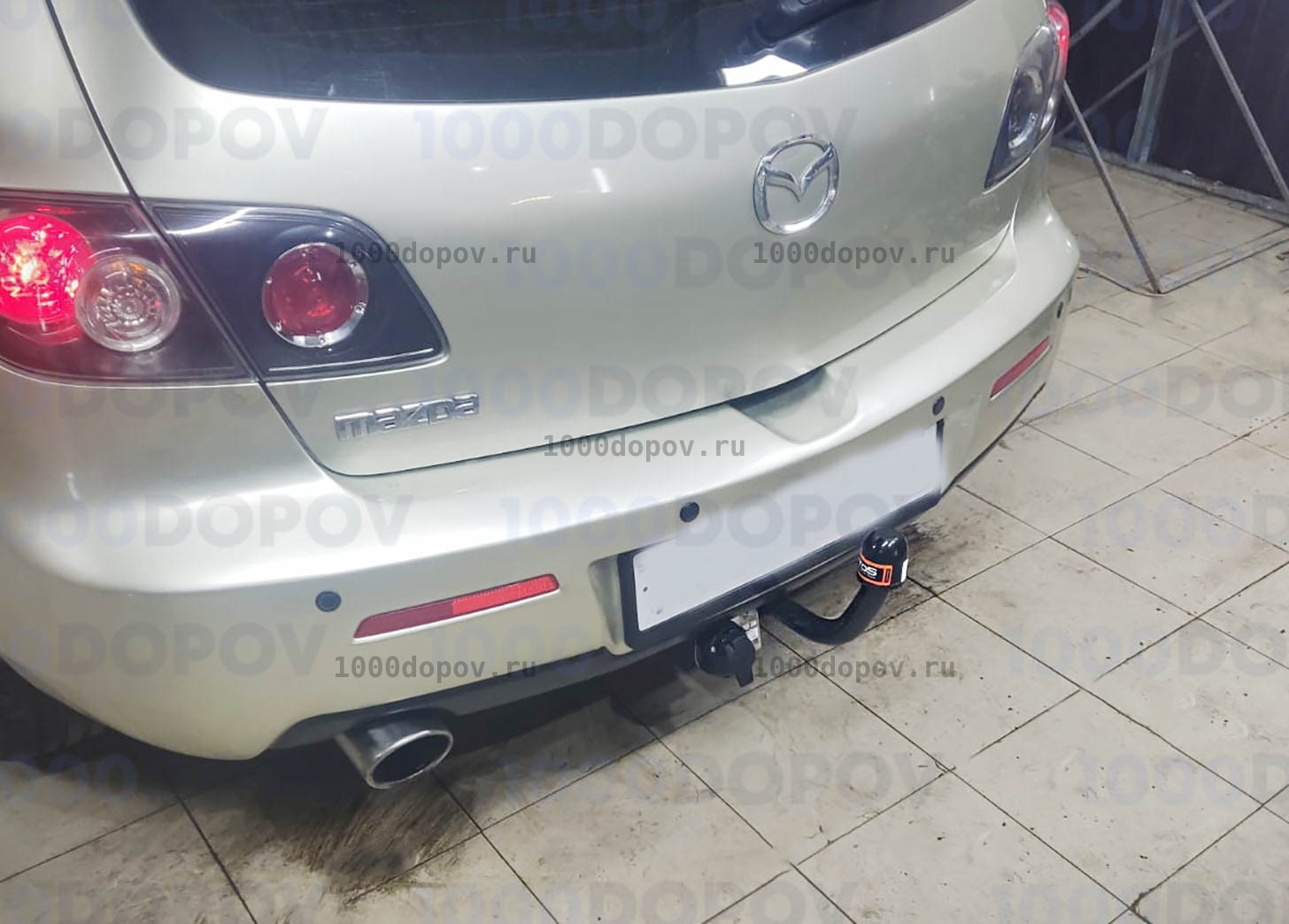 Фаркоп Leader Plus M303-A Mazda 3 (BK) 2003-2009 — рисунок 1