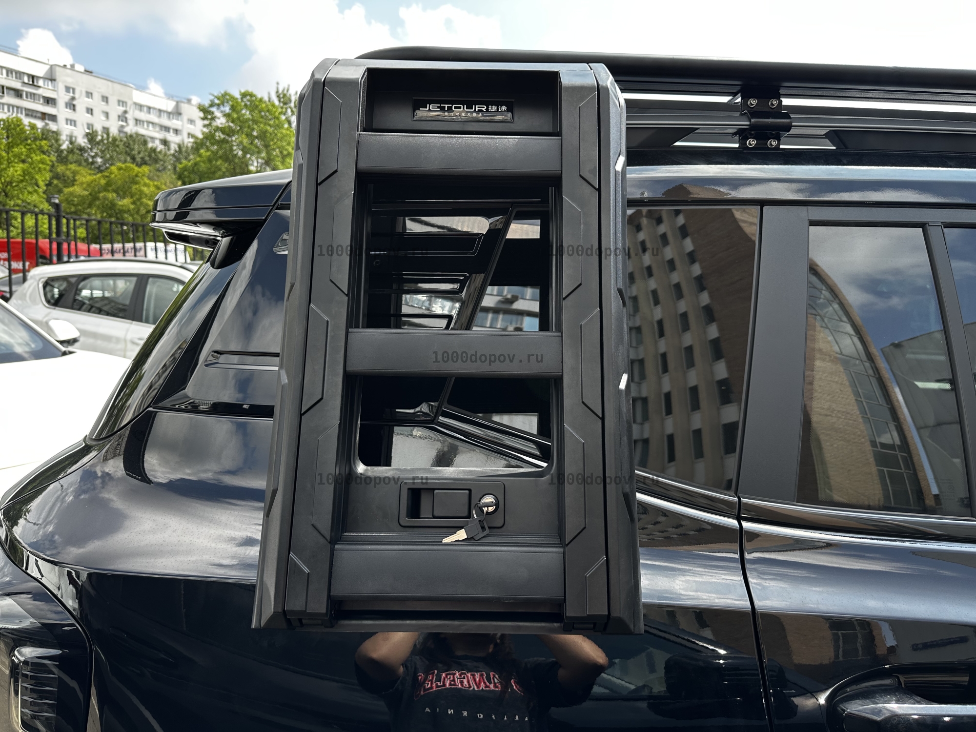 Боковая лестница для внедорожника Jetour T1 2025-н.в. — рисунок 2